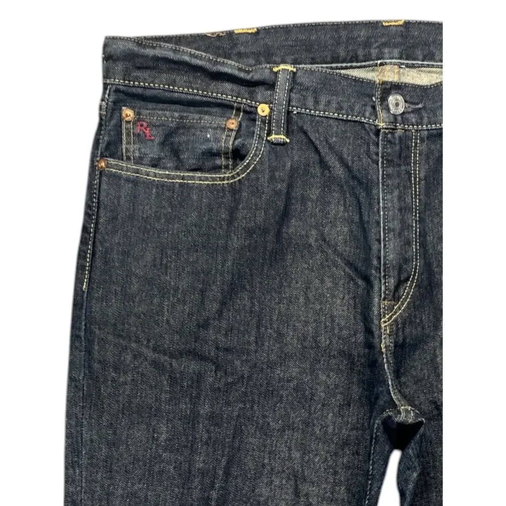 Polo Ralph Lauren Jeans Men’s 38x30 Slim Fit Dark Wash Authentic Denim